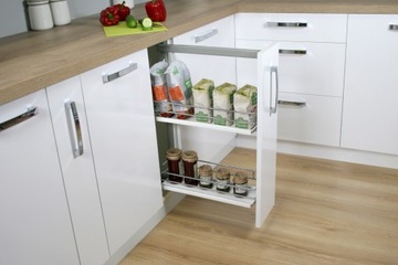 Боковая грузовая корзина EVO 20 см, бесшумное закрывание REJS Правая