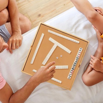 Mahjong Travel Set Портативная традиционная китайская настольная игра для вечеринок