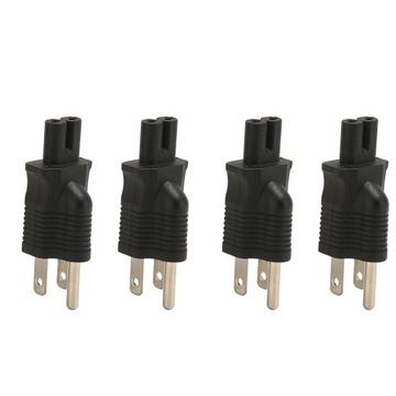 Переходник с NEMA 5-15P на IEC320 C7 для колонок и мониторов 125В 4 шт.