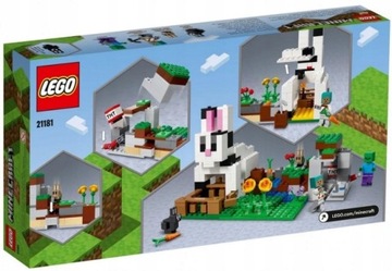 LEGO MINECRAFT 21181 KRÓLICZA FARMA PREZENT