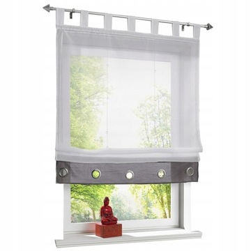 Przezroczysta roleta rzymska firana 60*150cm