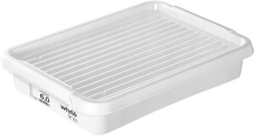 POJEMNIK PUDEŁKO Z POKRYWĄ 6 L whiteline
