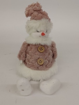 BAŁWANEK PAJACYK SIEDZĄCY DEKORACJA 18CM ŚWIĘTA