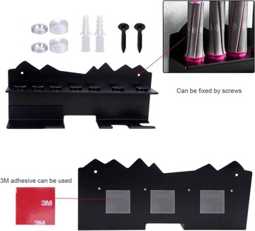 KEESIN настенный держатель Подставка для фена DYSON и аксессуаров черный