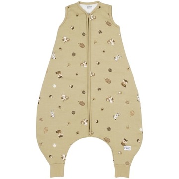 Meyco Baby Forest Animals śpiworek z nogawkami - sand - 80cm