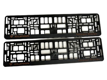 РАМКА ДЛЯ ПЛАТЫ CUPRA, ЧЕРНАЯ МЕДЬ, 2 шт. НАБОР