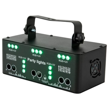 Светодиодный лазерный проектор для дискотек с 21 глазом RGBW DMX