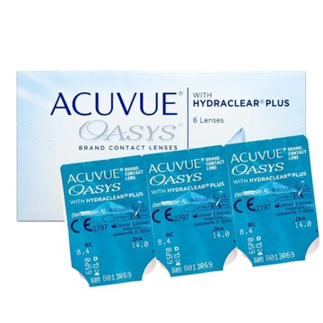 ACUVUE OASYS 6szt +7,00 8.4