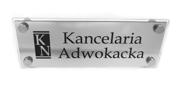 TABLICZKA Biuro Rachunkowe Gabinet DYSTANSE 30x10