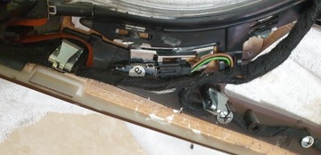 Декоративная планка из деревянных досок MERCEDES S W221