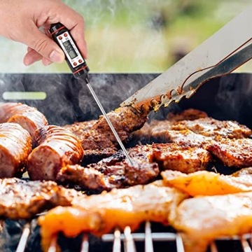 КУХОННЫЙ ТЕРМОМЕТР ЦИФРОВОЙ ЖК-ЗОНД ДЛЯ МЯСА, ВИНА, ЖИДКИХ ПИЩЕВ