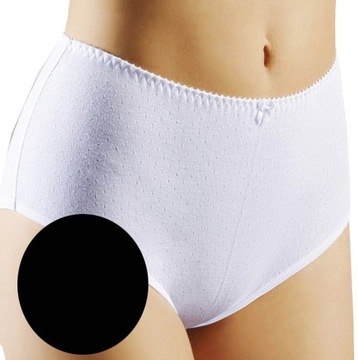 Bawełniane figi DUŻE ROZMIARY r. 3XL XXXL Czarne