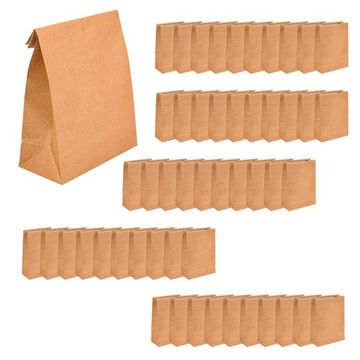 MOCNA Torba Papierowa Torebka 30x21x10 cm 50szt