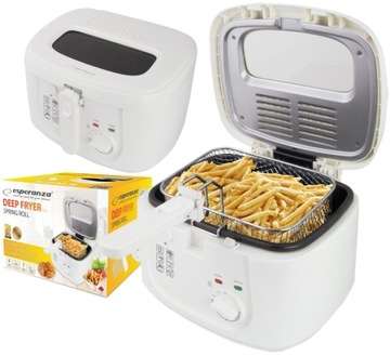 FRYTKOWNICA FRYTOWNICA ESPERANZA 2.5L 1800W DO ROBIENIA FRYTEK FRYTKI