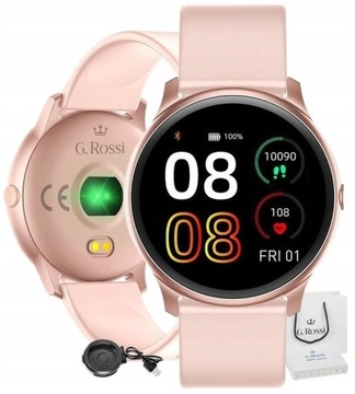 SMARTWATCH DAMSKI G. ROSSI CIŚNIENIE SMS + GRAWER