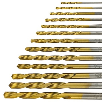 Набор сверл, сверла HSS по металлу 1,5 - 6,5 мм, для дрели, 13 шт.