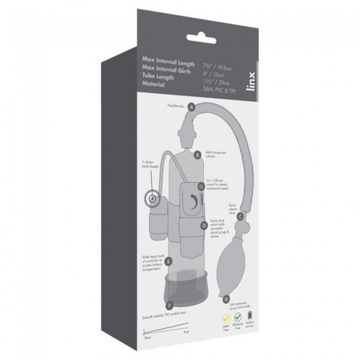 Эрекционный насос для увеличения пениса с вибрацией