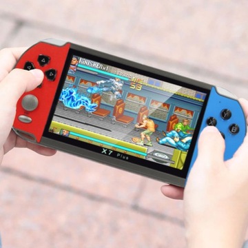 ПОРТАТИВНАЯ КОНСОЛЬ X7 PLUS, 1000 РЕТРО-ИГР, НАУШНИКИ AUX MINI PSX, 8 ГБ, 5,1 ДЮЙМА