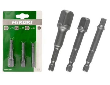 Redukcja 1/4 hex x kwadrat 1/2 1/4 3/8 3cz Hikoki
