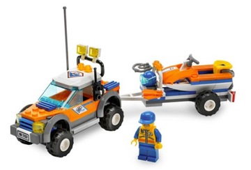 LEGO City 7737 Samochód terenowy i skuter wodny