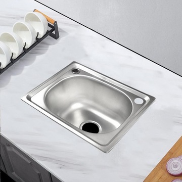 Wpuszczany zlew kuchenny z sitkiem Płyty do czyszczenia węża Toaleta 33 cm x 38 cm