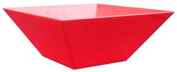 MISA KWADRAT 2 CZERWONA DLA ROŚLIN Kwiatów 21,5cm