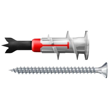 Kołki samowiercące Fischer 545675 DuoBlade DO PŁYT G-K 6x44 mm 50 szt