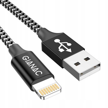 Kabel GIANAC USB - Apple iPhone iPad Lightning 1m