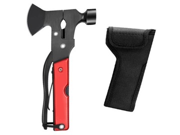 MULTITOOL NARZĘDZIE WIELOFUNKCYJNE 17w1 SURVIVAL MŁOTEK SIEKIERA KOMBINERKI