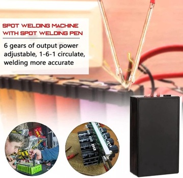 ПОРТАТИВНЫЙ АППАРАТ ДЛЯ ТОЧЕЧНОЙ СВАРКИ 5000 МАч, никелевые листы