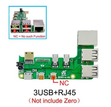 Переходник интерфейса Raspberry Pi Zero 2w на 3B PI4