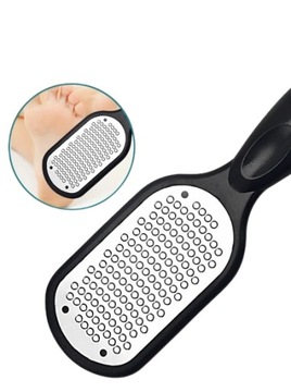 Металлический файл Grate Grater для каблуков Pumicek Scraper с ручкой черной ручкой