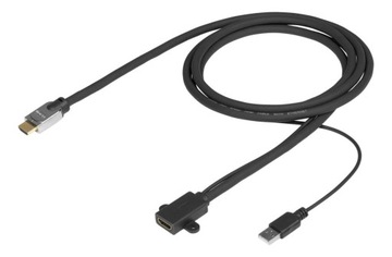 Vivolink PROHDMIHDMFM3-LSZH kabel HDMI 3 m HDMI Typu A (Standard) Czarny