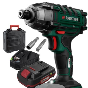 Zakrętarka Klucz udarowy Parkside wkrętarka 180Nm akumulator 2ah ładowarka