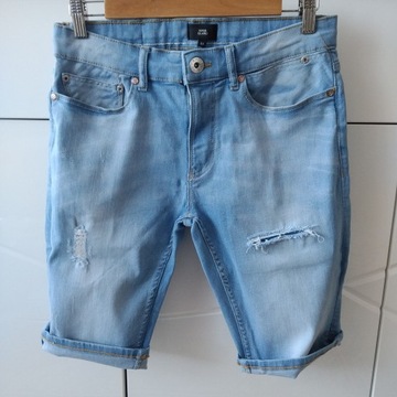Spodenki męskie jeansowe W30 / S River Island