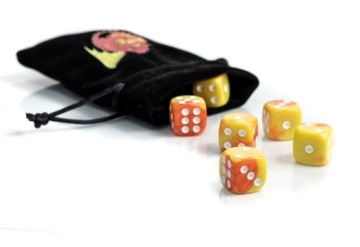 КРАСНАЯ ЧУМА ШЕСТИГРАННАЯ РПГ-КУБИКА D6