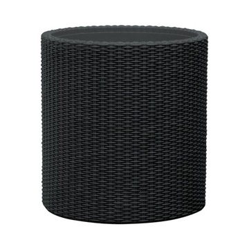 KETER CYLINDER PLANTER DONICZKA L GRAFIT DONICA NAJWIĘKSZA Z SERII