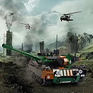 Кирпичи Танк LEOPARD 2A5 НЕМЕЦКИЙ 2 версии в 1 упаковке 2 фигурки + LEGO ОРУЖИЕ.