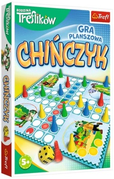 Fajna PLANSZÓWKA dla NAJMŁODSZYCH Dziecięca GRA Planszowa Chińczyk Trefliki