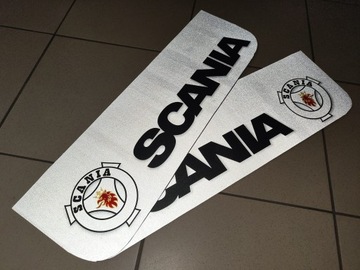 Chlapacz SCANIA czarny gryf 60x18cm ODBLASK odblaskowy NOWOŚĆ świecący