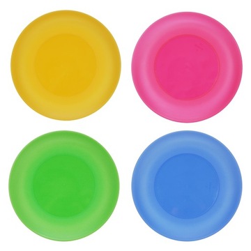 Talerze obiadowe plastikowe 26 cm 4 szt
