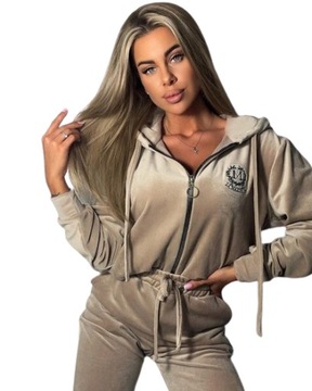 HIT Dres welurowy Maxim cappuccino