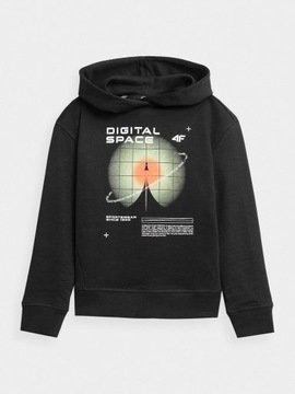 BLUZA CHŁOPIĘCA 4F DRESOWA Z KAPTUREM AW23M632