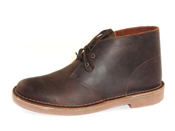 Clarks Bushacre 3 Dark Brown Leather trzewiki roz.43 (M8)