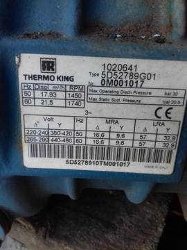 Компрессор холодильной установки Thermo King