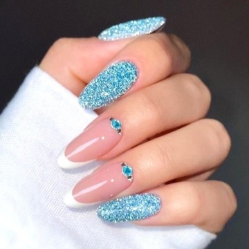 НАБОР УКРАШЕНИЙ ДЛЯ НОГТЕЙ, 5 ШТ. DUST GLITTER HOLO SEA BIRYSE