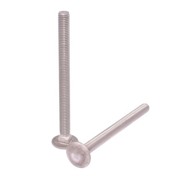 M6X55 ŚRUBA NIERDZEWNA ZAMKOWA ŁAWKOWA INOX 10SZT