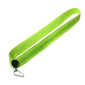 Sprzęt do nocnego biegania LED dla dzieci Odblaskowa szarfa z paskiem LED ładowana przez USB