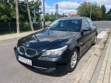 BMW Seria 5 E60 Sedan 2.0 520d 177KM 2008 BMW Seria 5 520D Automat Bananowe Skory Grzane Fotele Parktronic Kompletnt