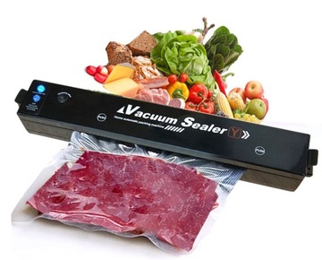 ПИЩЕВЫЙ ВАКУУМНЫЙ УПАКОВАТЕЛЬ ДЛЯ УПАКОВКИ + 10 ПАКЕТОВ